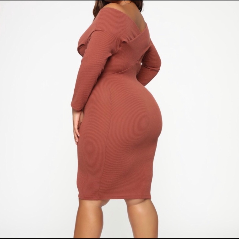 Cool Breeze Midi Dress-Marsala